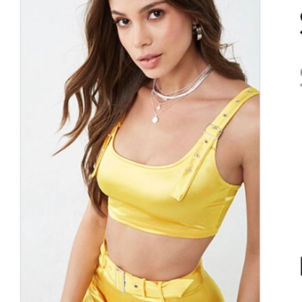 Satin Crop Top